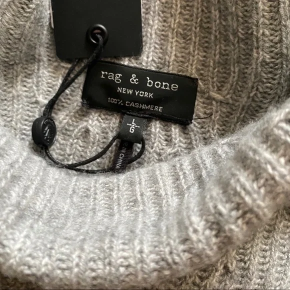 NWT rag & bone Pierce Cashmere Turtleneck Dress - Picture 7 of 10